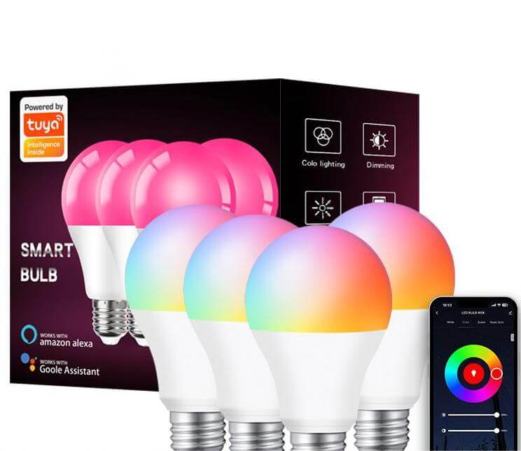 Cooglow Wi-Fi RGBWW Smart LED Bulbs