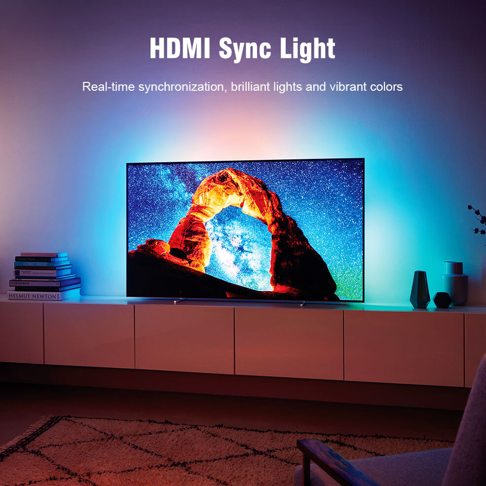 Smart TV Backlight Sync Box & Strip Light Kit
