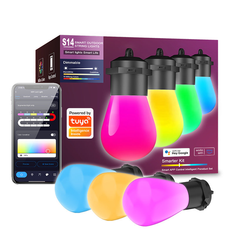 RGBIC Smart Outdoor String Lights